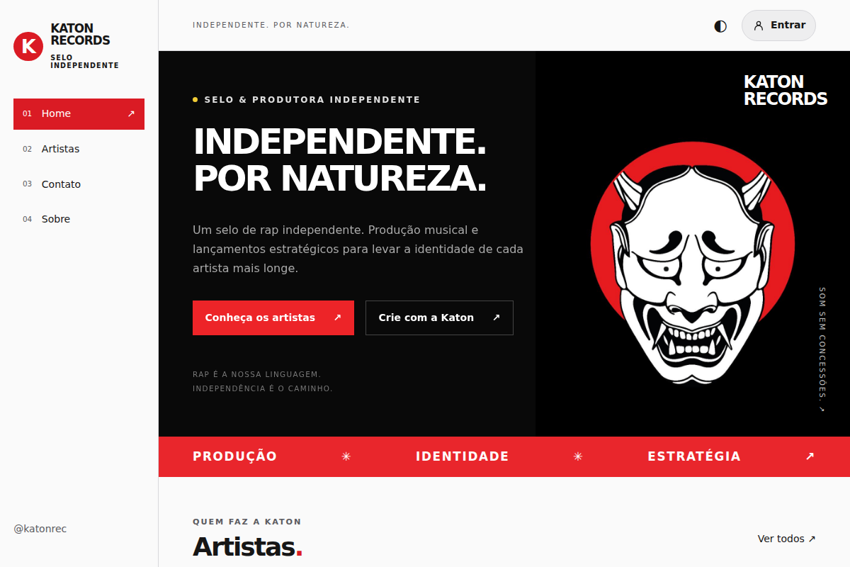 Página pública de Katon Records